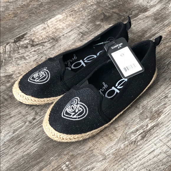 Other - Bebe girl’s espadrilles shows slip on NWT